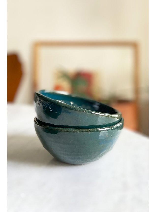 bowl ceramica artesanal 400ml azul1