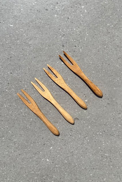 kit 4 garfinhos de madeira1